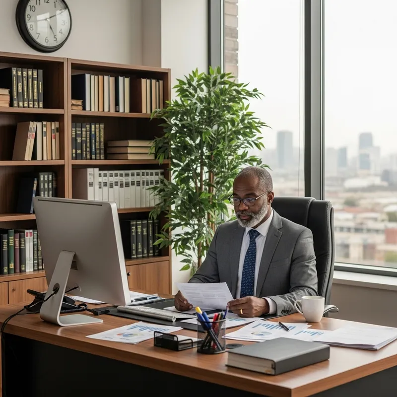 Abdulbasit Rashid Mbaraka Zanzibar in Office | Cityscape View
