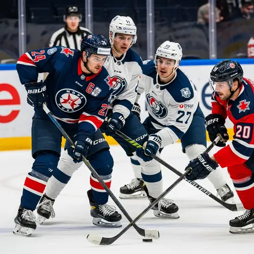 Dynamic Ice Hockey Game | Champions Cup Tournament Photography