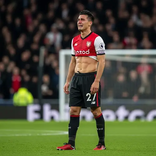 Emotional Footballer in Triumph and Sorrow | Dramatic Scene