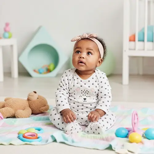 Adorable African Baby Girl | Peaceful Infancy Image