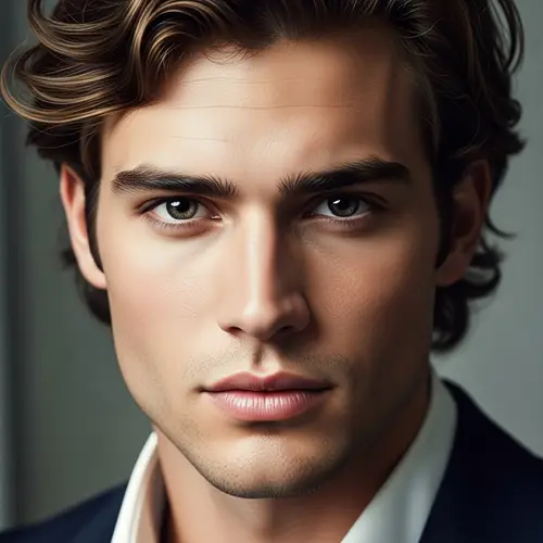 Handsome Man with Golden Ratio Facial Features | Mixture of Young Andrew Garfield & Johnny Depp