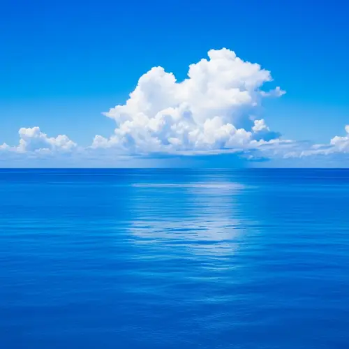 Vibrant Blue: Depth of Ocean, Tranquility of Sky, Freshness of Blueberries
