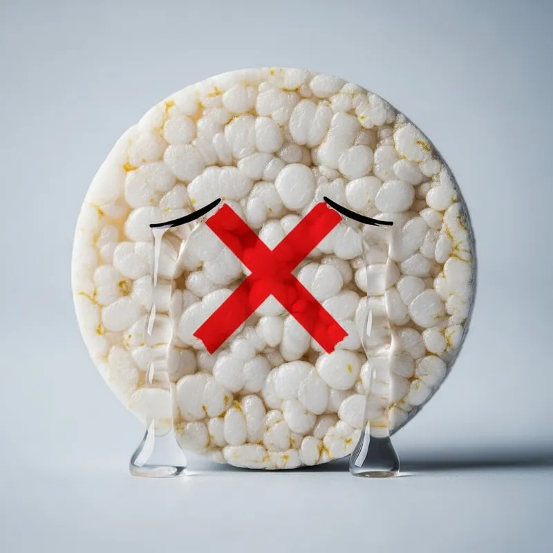 Emotional Rice Cake: Crying with an X Shape