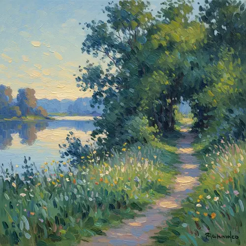 Impressionist Landscape Painting | Nature's Essence