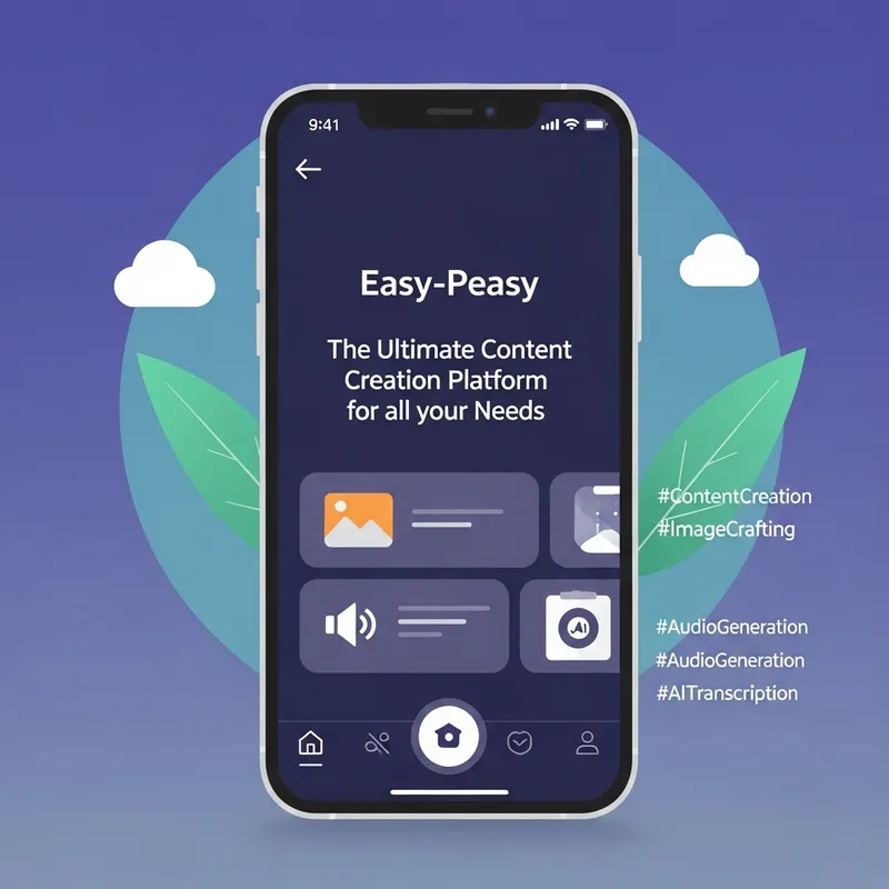Easy-Peasy - Ultimate Content Creation Platform for All Needs Easy-Peasy - Ultimate Content Creation Platform for All Needs