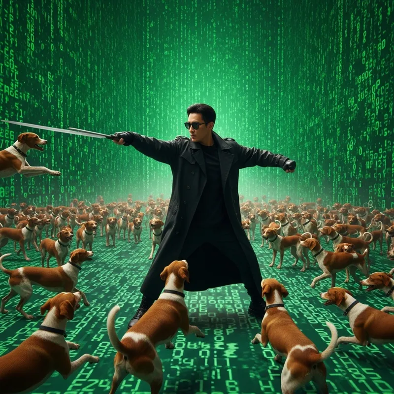 Neo vs Brittany Dogs: Epic Battle in Digital World