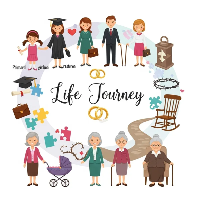 Celebrating a Woman's Life Journey: Milestones & Imperfections Embraced Celebrating a Woman's Life Journey: Milestones & Imperfections Embraced