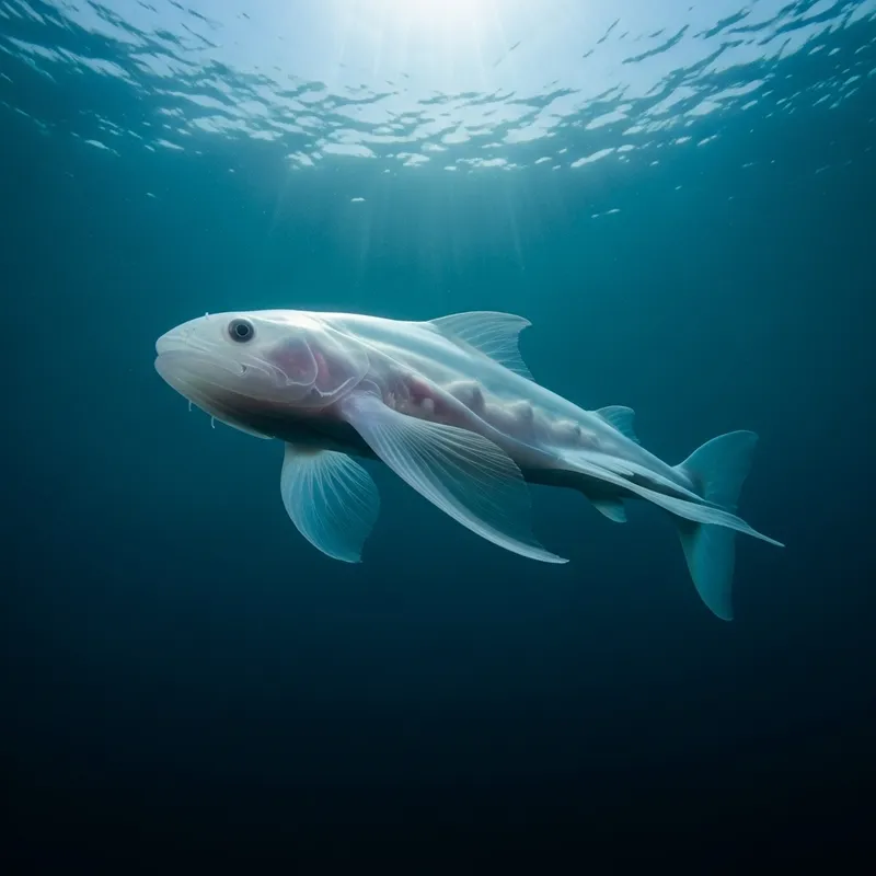 Ethereal Marine Phantom: Translucent Ghostly Beauty Ethereal Marine Phantom: Translucent Ghostly Beauty