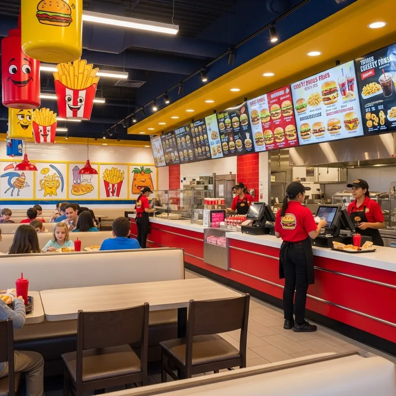 Burger King Style Family Restaurant | Cozy Decor, Friendly Atmosphere