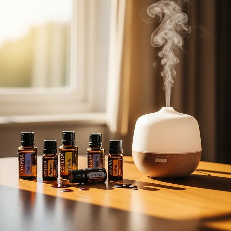 Beautiful Image Promoting Essential Oils Uses with Doterra