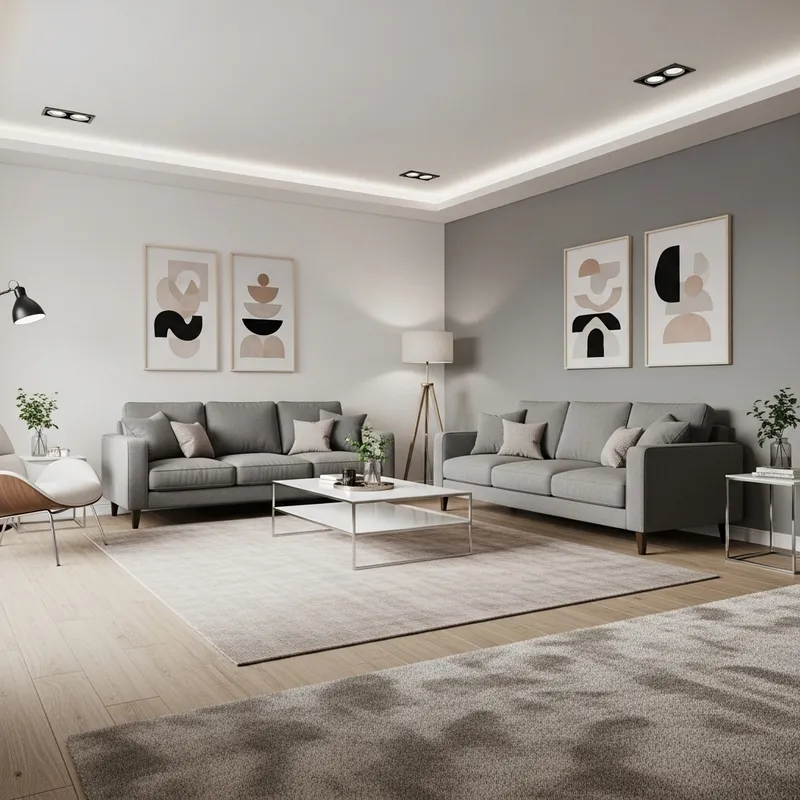 Contemporary 7x4m Living Room Design Ideas