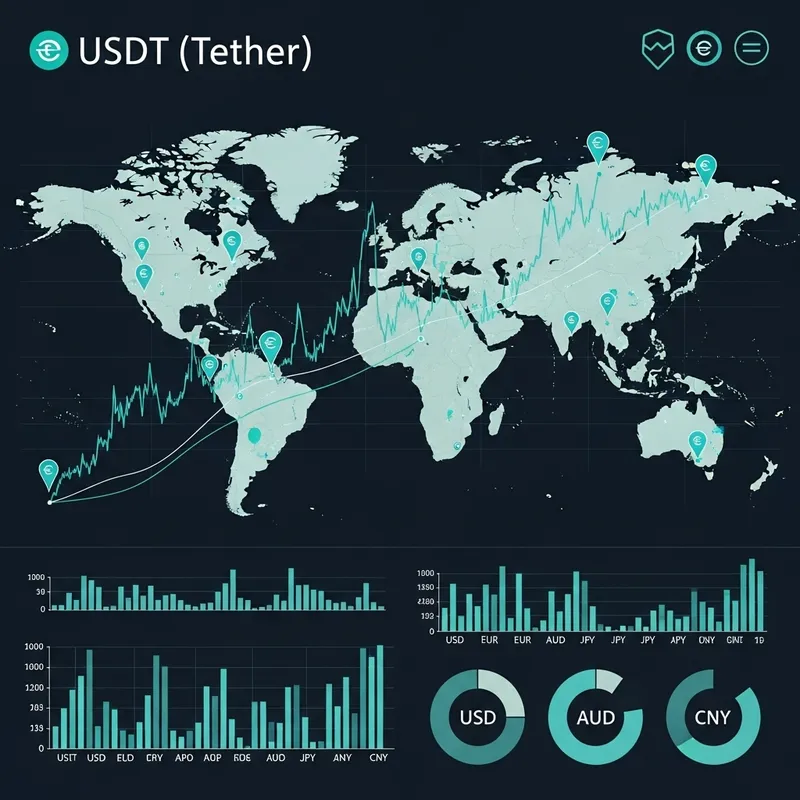 Global USDT Exchange Rates Visualization