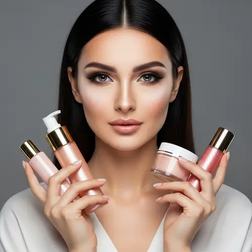 Egyptian Beauty Queen with Porcelain Skin and Elegance