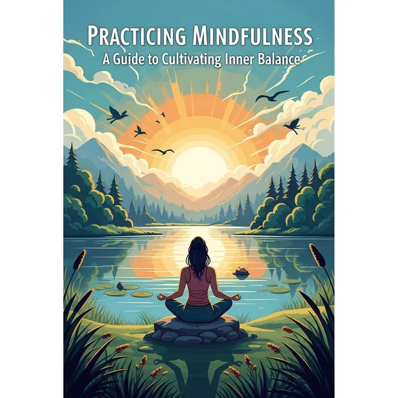 Practicing Mindfulness: A Guide to Cultivating Inner Balance - Illustrated Book Cover Practicing Mindfulness: A Guide to Cultivating Inner Balance - Illustrated Book Cover