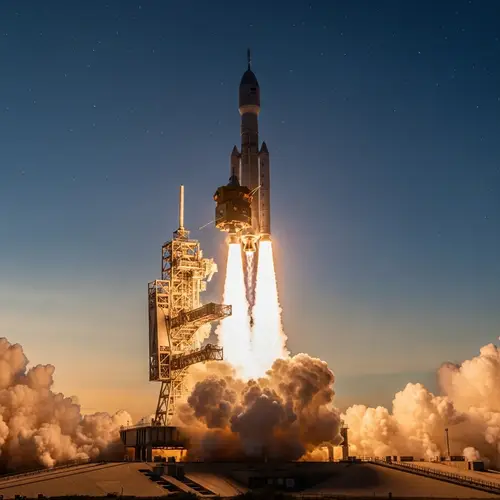 Launch of a Space Probe: Explore Our Solar System