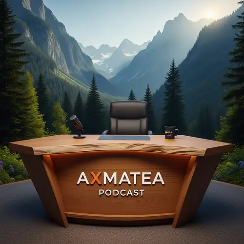 Forest Talk Show Host Desk | AXMATEA PODCAST