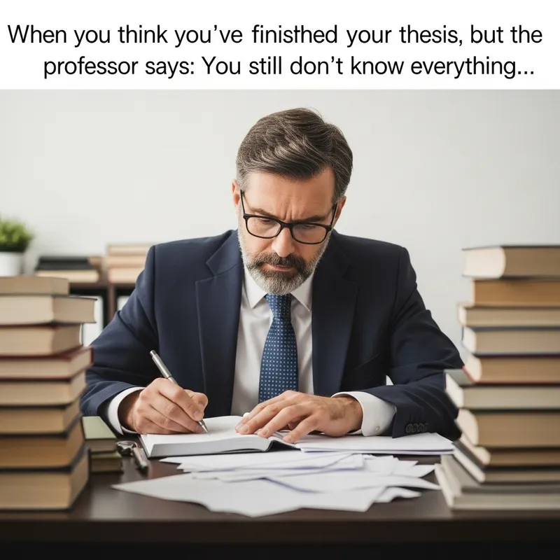 Professor Zabrodin Meme: Immersed in Work at RKSI