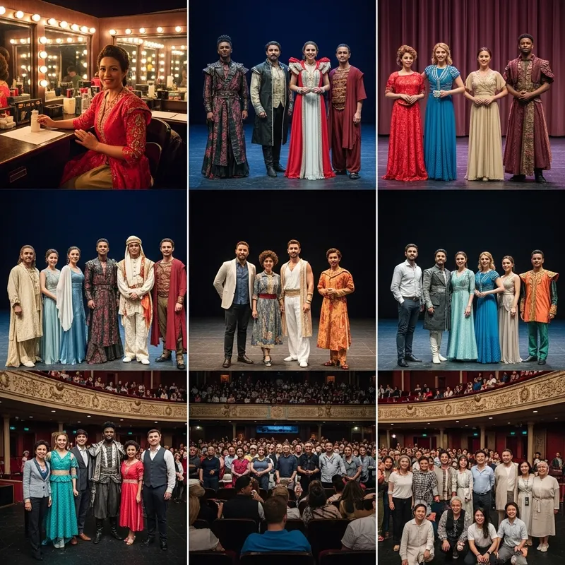 A Vibrant Day at the Musical Theatre in Shanghai