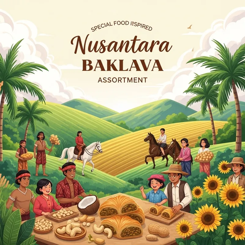 Baklava of Harmony | Culinary Unity in Nusantara Orchard
