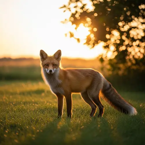 Fiery Red Fox in Natural Habitat | Wildlife Photography