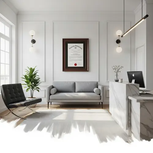 Minimalist Lawyer's Office: Elegance and Professionalism