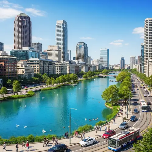 Beautiful Ciudad con Lagos: A City of Tranquility