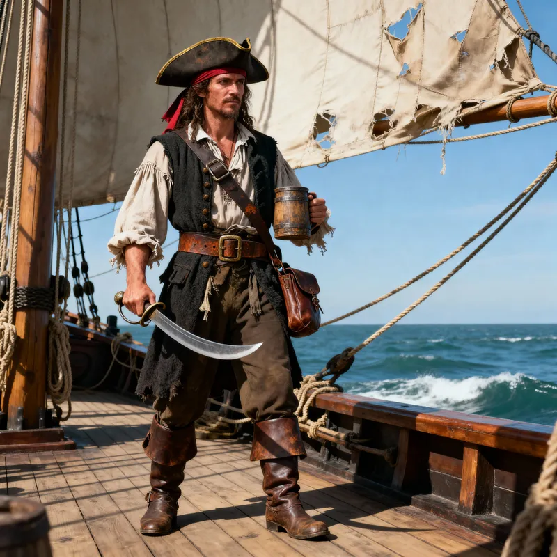 17th Century Pirate Photography - Professional Quality