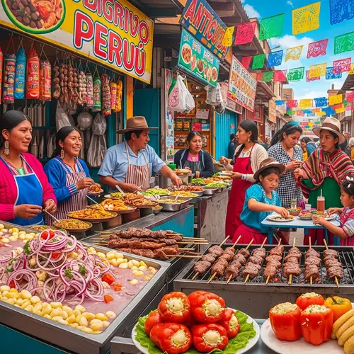 Authentic Peruvian Street Food Scene | Shared Community Culture