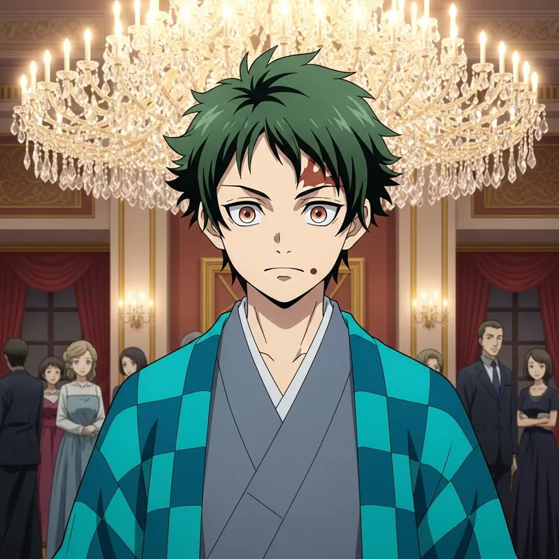 Sabito: Enigmatic Warrior at the Grand Ball