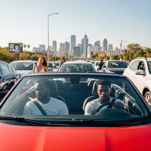 Driving in Heavy Traffic Under the Summer Sun