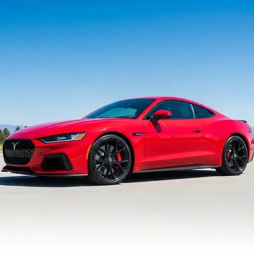 Modern Sports Car | Electrifying Red Bodywork | Glossy Alloy Wheels