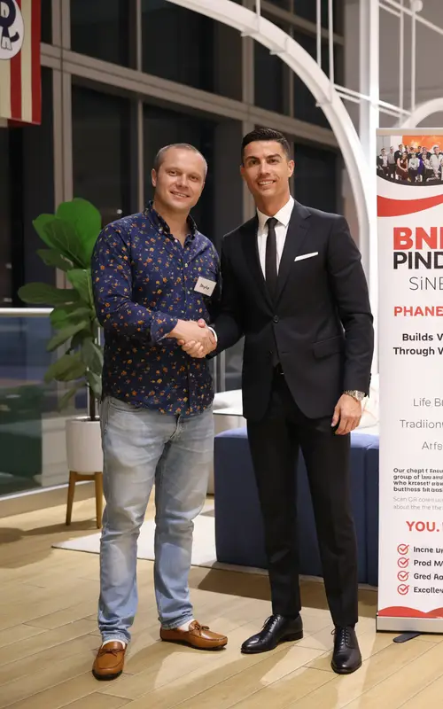 Photo with Cristiano Ronaldo: A Memorable Handshake