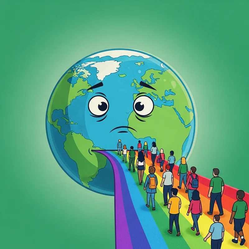 Transformative Rainbow: Global Unity Poster