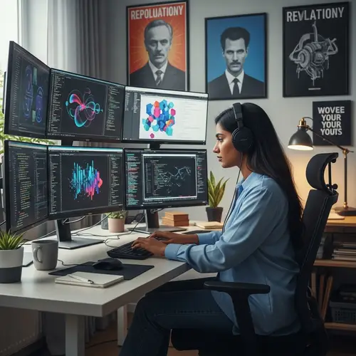 Young Coder Desktop Wallpaper for PC