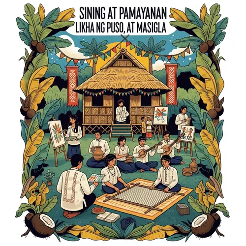 Creative and Artistic Filipino Culture Community Poster Design