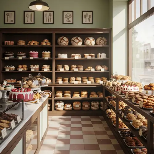Charming Bakery: Cakes, Cookies & Pastries Galore