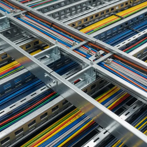 Robust Metallic Cable Tray for Organizing and Securing Wires