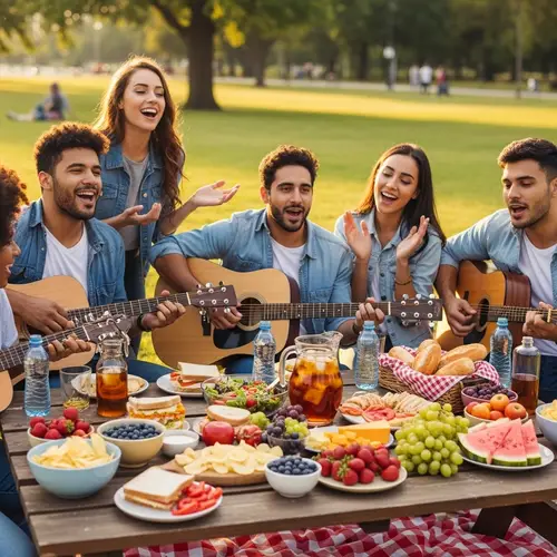 Enchanting Picnic with Diverse Americans | 8k Real-Life Scene