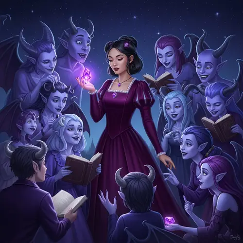 Gothic Fantasy: Unique Friendship with Ethereal Demons