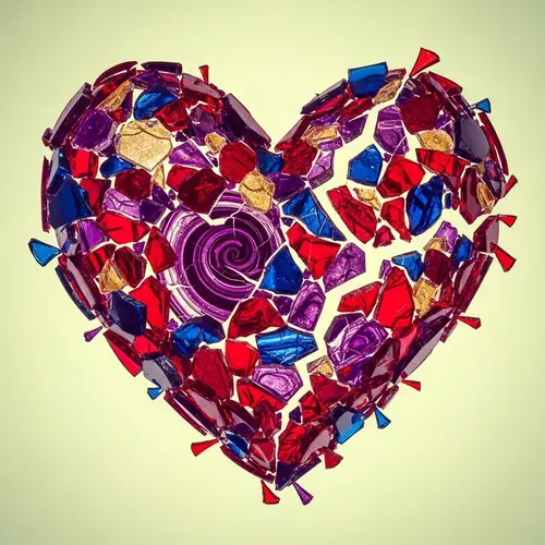 Resilient Heart: Abstract Representation of Coping with Heartbreak