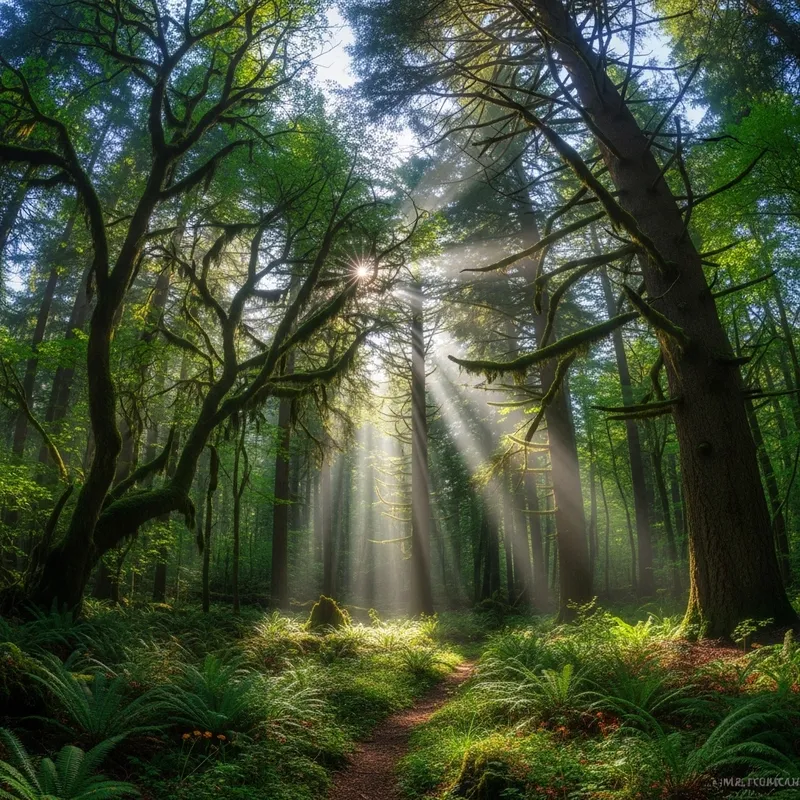 Explore a Mystical Forest with Ethereal Lighting Explore a Mystical Forest with Ethereal Lighting