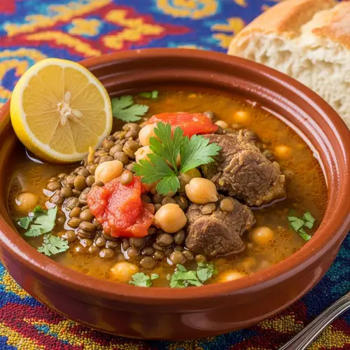 Traditional Moroccan Harira Soup Recipe