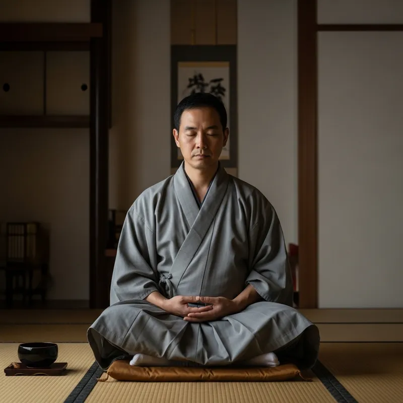 Kōshō Uchiyama Meditating: Serenity and Zen Presence Kōshō Uchiyama Meditating: Serenity and Zen Presence