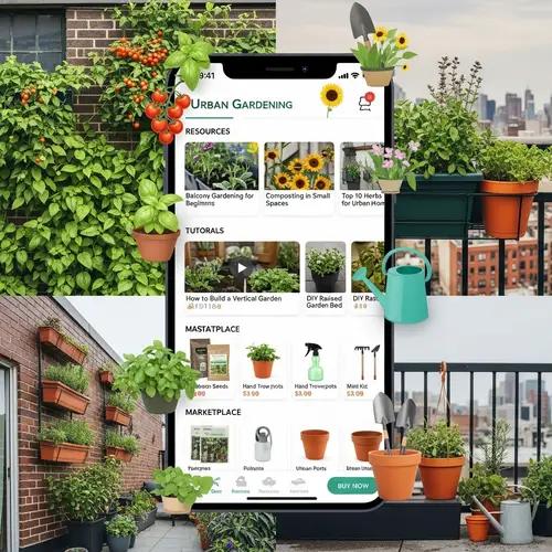 Urban Gardening: Mobile App for Modern Urban Oasis
