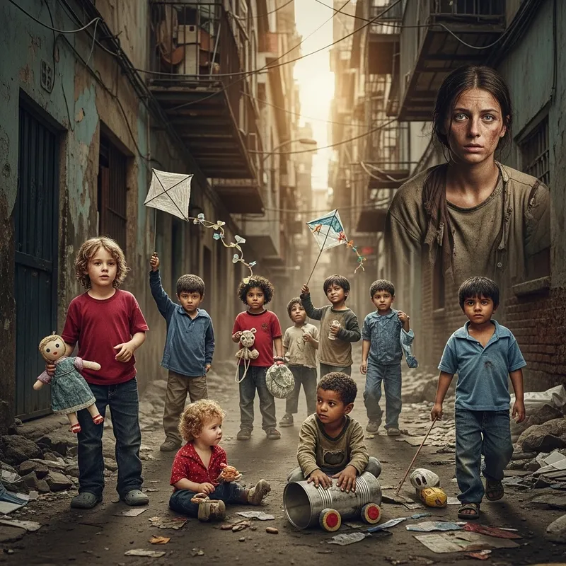 Harsh Realities of Poverty: Urban Struggles