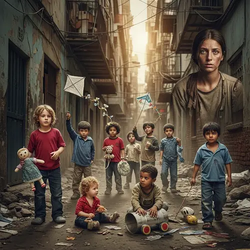 Harsh Realities of Poverty: Urban Struggles