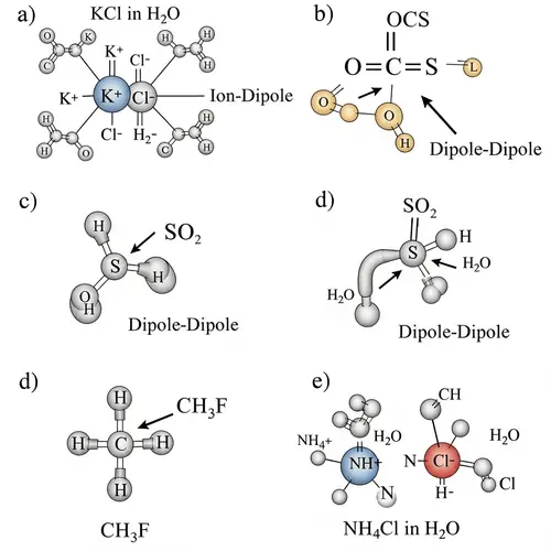 Lewis Structures & Intermolecular Forces for Chemical Compounds
