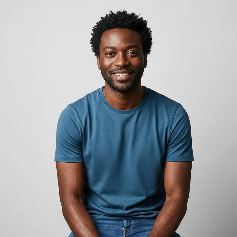 Captivating Black Guy Portrait | Personality Captured