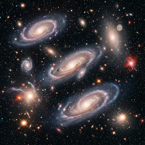 Breathtaking Image of Universe | Colorful Stellar Clusters