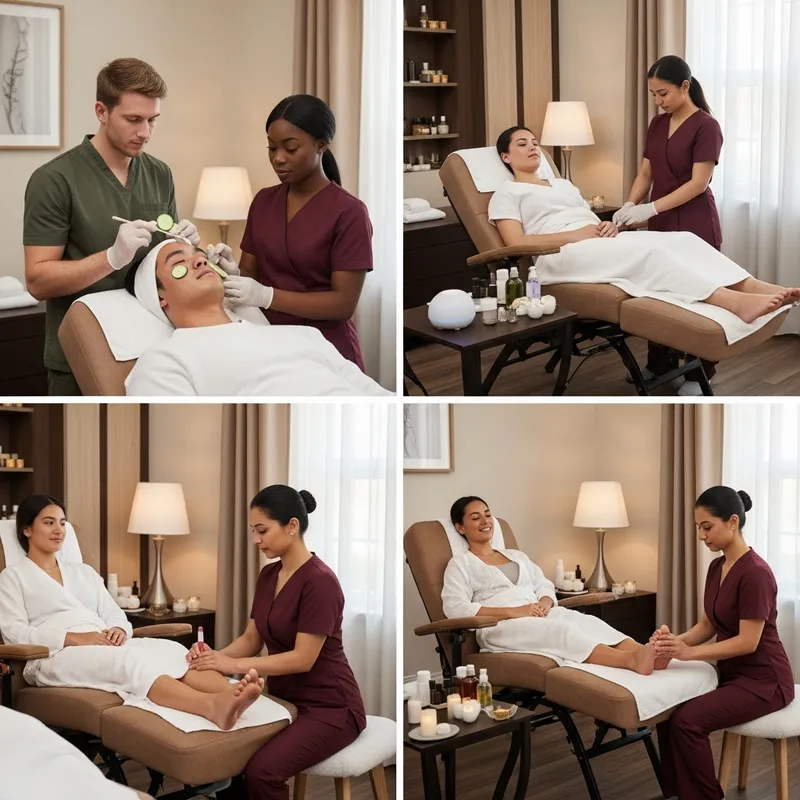 Diverse Spa Environment: Serene Treatments in Elegant Setting